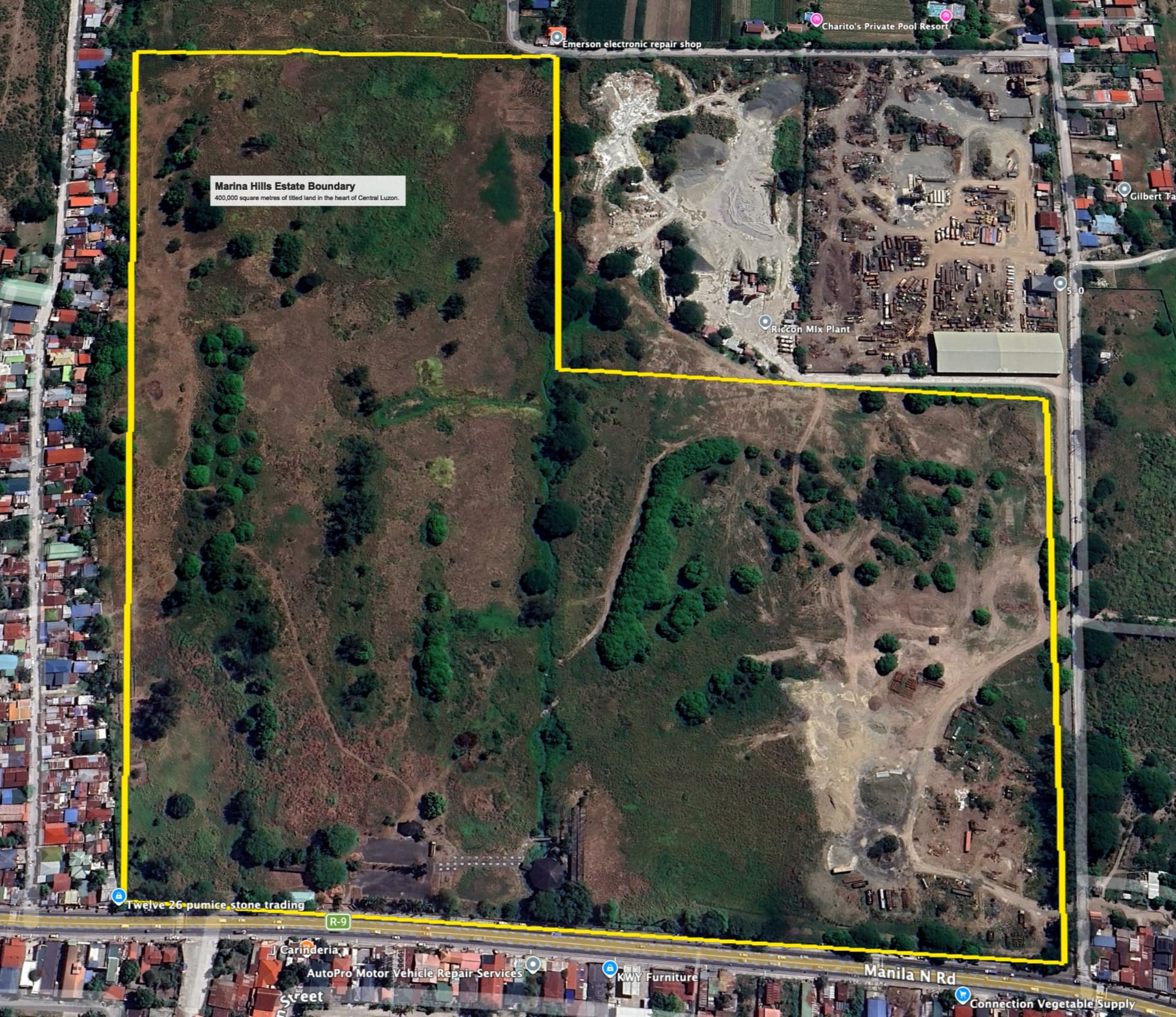 Marina Hills Estate Boundary